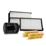 NGK Glow Plug & NTK Filter Service Kit for Nissan Navara D23 NP300 2.3L 2015-ON