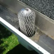4x Leaf Catcher Gutter Screens Strainer Stops Blockage Debris Drain Net Cover UK