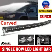 38inch 320W Curved Slim Single Row Led Work Light Bar SUV ATV Truck Boat 39 37"