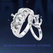 Game Azur Lane ETERNAL OATH Cosplay Couples Ring Anchor Hook Accessories