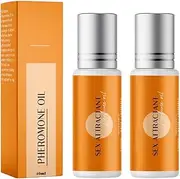 Sundazee Pheromone Oil For Women,Pheromone Fragrance,Pheromone Oil For Women To Attract Men, Natural Roll-On Pheromone Infused Essential Oil Perfume Cologne (2pcs)