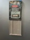 Vintage Rubbermaid Expanding Drawer Divider 1974 Beige 4.5” High 12 3/8- 23 1/2”