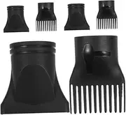 Hair Dryer Accessories 6pcs Plastic Nozzles Diffuser Nozzles for Salon