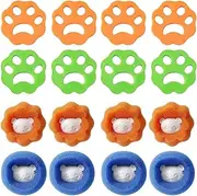 Pack of 16 Pet Hair Remover, Washing Machine, Lint Balls, Washing Machine, Hair Catcher, Reusable Lint Ball, Hair Catcher, Cat Hair Remover, Washing Machine, for Washing Machine