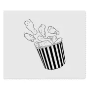 2 x 'Fried Chicken Bucket' Lens Cleaning Cloths (LC00020506)