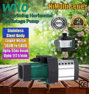 WILO SELF-PRIMING HORIZONTAL MULTISTAGE PRESSURE PUMP CONTROLLER IRRIGATION STAI