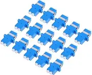 HOMSFOU 15pcs to Single Mode Fiber Adapter Flange Type Fiber Coupler for Server Rack and Patch Panel Network Internet Connectors