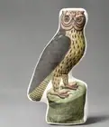 NWT John Derian Target Horned Owl Novelty Plush Pillow 16" X 8"