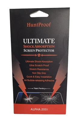 HuntProof Scratch Resistant Screen Protector For Garmin Alpha 200/200i/300/300i