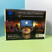 Ceek Virtual Reality Headset New Sealed 2017 Exclusive Concerts Top Artists VR