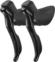 YEJIANGHUA Road Bike Shifters 2X7/ 2×8/2×9/2X10/2X11 Speed Lever Brake Bicycle Derailleur Fit for 6800 R8000 R7 Claris Sora (Color : 2X10 Quantum)