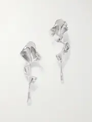 [KHAITE] KHAITE - Tidal Silver-tone Earrings - One size One size Silver