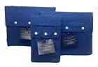 Ralph Lauren Harbor Blue Percale King Flat Extra Deep Fitted Sheet Pillowcase