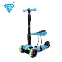 在飛比找PChome24h購物優惠-【JN.Toy】2合1兒童滑板車(藍)