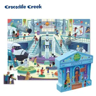 【Crocodile Creek】博物館造型盒學習拼圖-48片(多款任選)