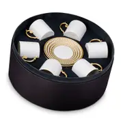 L'Objet Perlee Espresso Cup and Saucer Gift Box