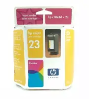 HP Inkjet Print Cartridge 23 Tri Color hp c1823d=23 Printer Ink Expired Nov 2002