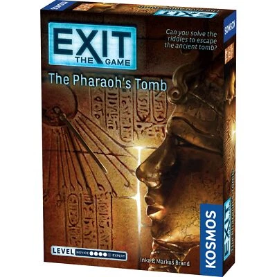 Pharaohs Tomb Escape Room Tabletop Game 1 to 6 Players Single Use Fun