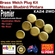Brass Welch Plug Kit Brass Expansion Welsh Plugs Fits Nissan KA24 2WD