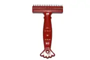 Pet Two Rows Pins Stainless Steel Rake Brush Multi-function Dog Grooming Comb
