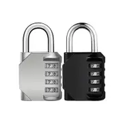 Combination-Lock 4 Digit Outdoor Waterproof Padlock Gate Locker Hasp Number Lock