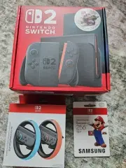 Nintendo Switch 2 Console Mario Kart bundle + extras!! ~in hand~ ~ships today~
