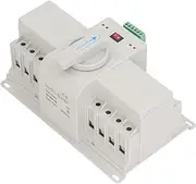 Dual Power Transfer Switch, Mini Power Automatic Transfer Switch Fire Resistant Multi Protections 4P ATS 400V for Hospitals (63A)