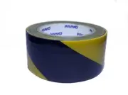 Prinko Black & Yellow Hazard Warning Safety Stripe Tape 2 Inch x 108 Feet