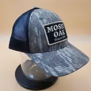 Mossy Oak Cap Brown Camo Snapback Mens Adjustable Logo Outdoors Baseball Hat