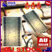 Planner Board Reusable Grocery Shopping List Metal Grocery List Family #T