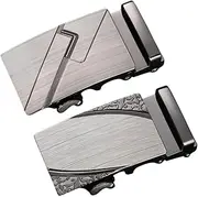 [rockible] 2x Mens Belt Buckles Automatic for Belt Strap for Apparel Accessories Jeans