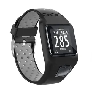 Wili 防震軟矽膠錶帶, 適用於 TomTom 1 Multi-Sport GPS HRM CSS AM Cardio