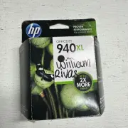 HP 940XL (C4906AN) Black Ink Cartridge Expired 02/2016 Brand New