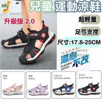 在飛比找Yahoo!奇摩拍賣優惠-【新品上市】POPO 童鞋 包頭涼鞋 運動涼鞋 護趾 涼鞋 