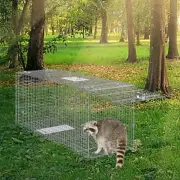Humane Animal Cage Catch Trap 42in Cat Squirrels Mouse Possum Pests Roof Outdoor