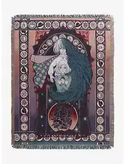 Studio Ghibli Howl's Moving Castle Sophie & Howl Portrait Tapestry Throw + pin