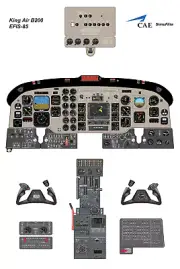 Becchcraft King Air B 200 Efis 85 Cockpit Training Poster 24in x 36in