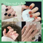 短款 SLIM 假指甲 1 COLOR XUKA NAIL SALON BOX OF 24 NAILSS 指甲盒包括免費