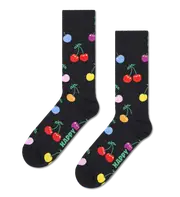 Black Cherry Crew Sock | Colorful Fun Socks