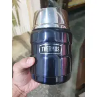 在飛比找蝦皮購物優惠-THERMOS 膳魔師悶燒罐 470ml 深藍色 副食品 悶