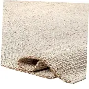 Jute Cotton Hand Woven Natural Farmhouse Area Rug for Living Room - Rustic