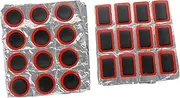 Generic 192pcs Bicycle Tire Patch Bike Tires Car Tires Auto Tire Repair Patches Tire Patch Kit Bike Tire Puncture Tape Motorcycle Tire Repair Tape Wheel Repair Patches Black Rubber