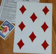 Giant 9x12" Pip Card, similar to Tenyo What's Next, BUT BIGGER & BETTER TMGS