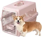 Iris Ohyama ATC-670 Air Travel Carrier, Pink, Size M