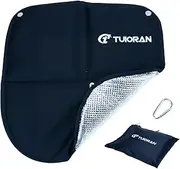 TUIORAN Outdoor Seat Cushion (40 x 40 cm) Foldable Insulated Seat Cushion Weatherproof Seat Mat with Carry Bag & Carabiner, Ideal for Picnics, Hiking, Fishing & Stadium Visits