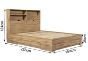 NIVA Queen Bed with Drawers