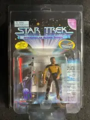 Playmates Toys. Interstellar Series Star Trek TNG LaForge. NEW W/COLLECTOR CASE