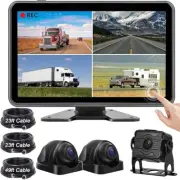 Losuudy 10.1" Wired Backup Camera System & Touch Screen Monitor for TRK RV BUS