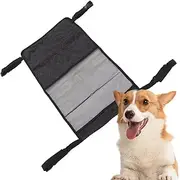 Husoiuy Car Back Seat Pet Fence, Vehicle Travel Dog Fence, Car Pet Mesh Fence for Safe Driving, Easy to Install Car Backseat Pet Safety Net for SUV