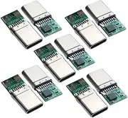 Lyaciomn 10Pcs Fast Charge Module PD/QC Decoy Board PD 2 3.0 DC Trigger Cable USB Type-C Male Plug QC4 Charge Connector 9V Easy Install